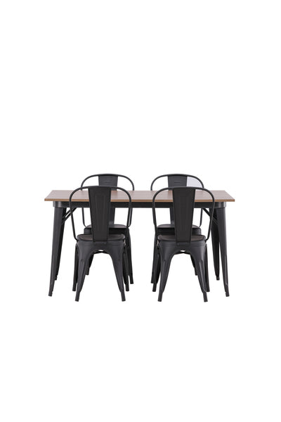 Matbordet Tempe och stolarna Tempe