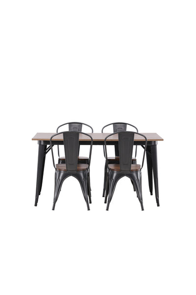 Matbordet Tempe och stolarna Tempe