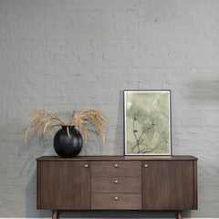 Löderup sideboard 2 dörrar, 3 lådor rökbetsad ek
