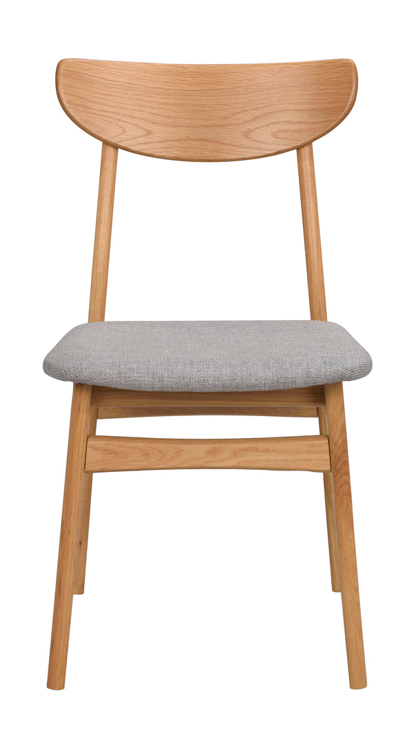 Rodham stol ek/ljusgrått 2-pack