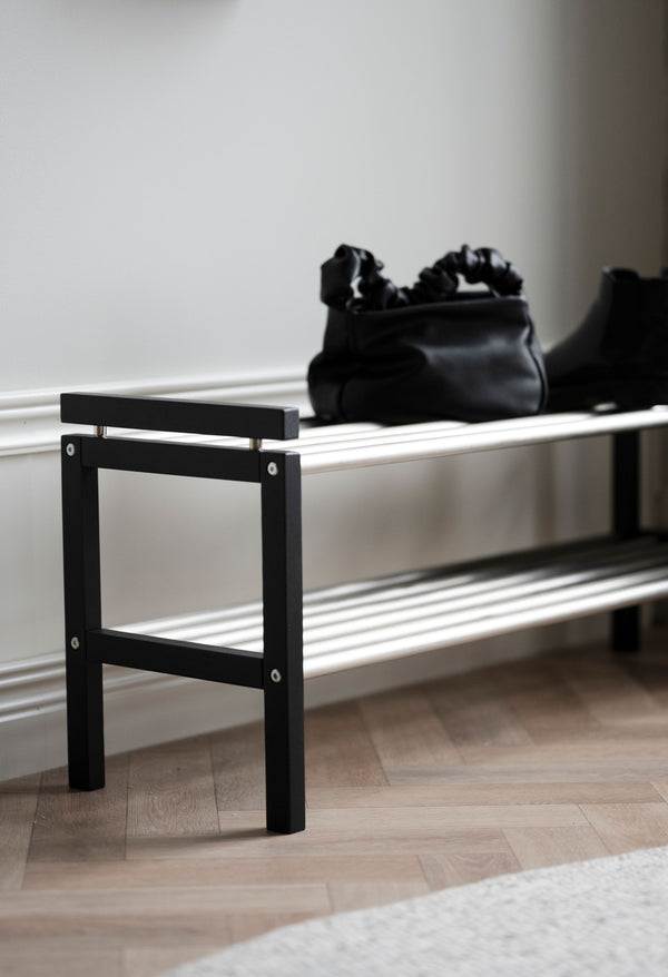 Confetti skohylla 100  metall/svartbets ek