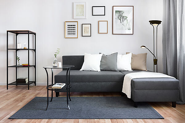 Nice golvuplight svart