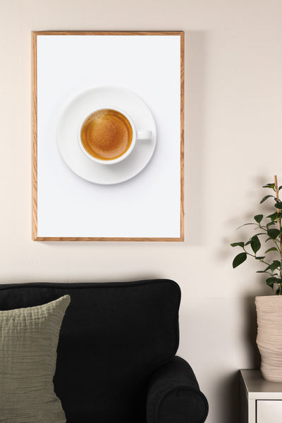 Skimmed coffee poster