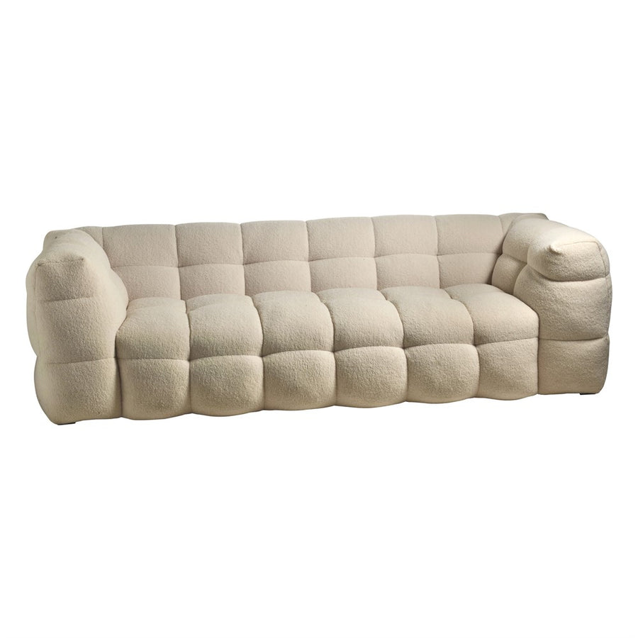 Kendall 3-sits soffa vit teddy