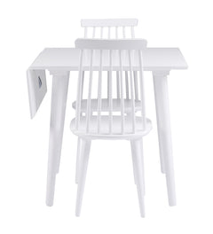Lotta pinnstol vit 4-pack