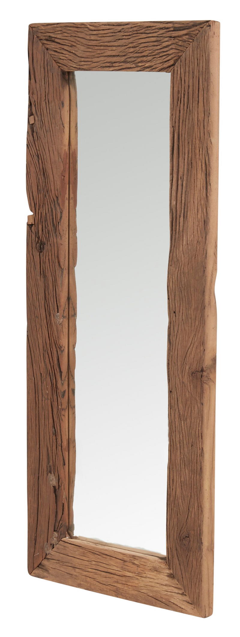 Spegel trä/glas 120x50 cm