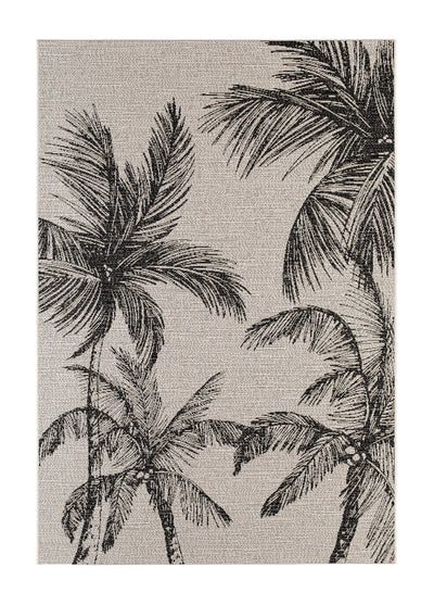 Bahamas Palm Charcoal 160*230