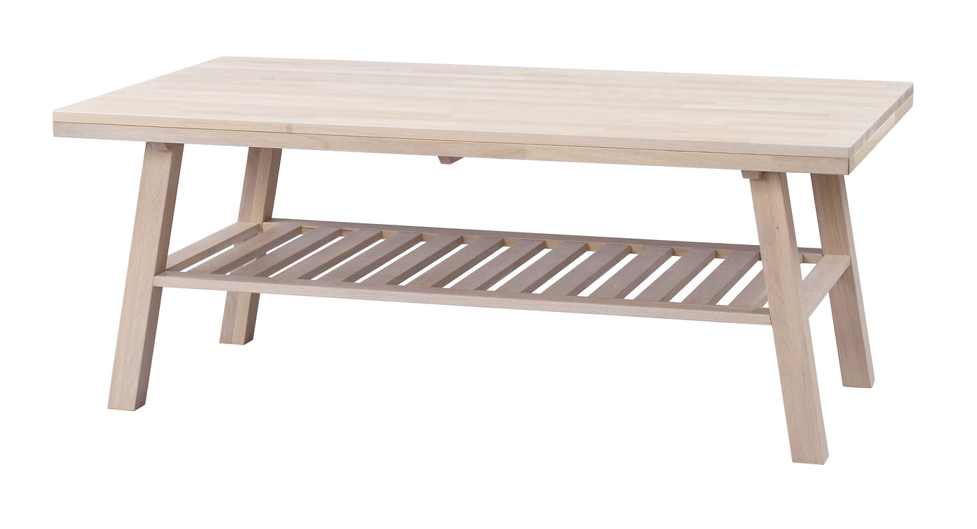 Brooklyn soffbord 130x75 vitpigmenterad ek