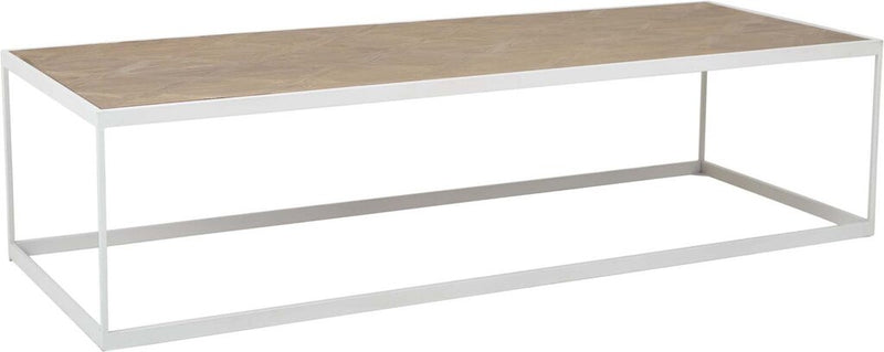 Risör soffbord återvunnen gran/vit 160x60 cm