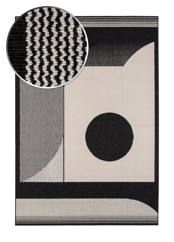 Venus Modern Svart/Vit 160*230