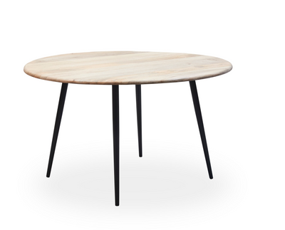 Tessa matbord trä/metall Ø130 cm