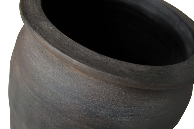 Vintage keramikkruka hög 80 cm grå