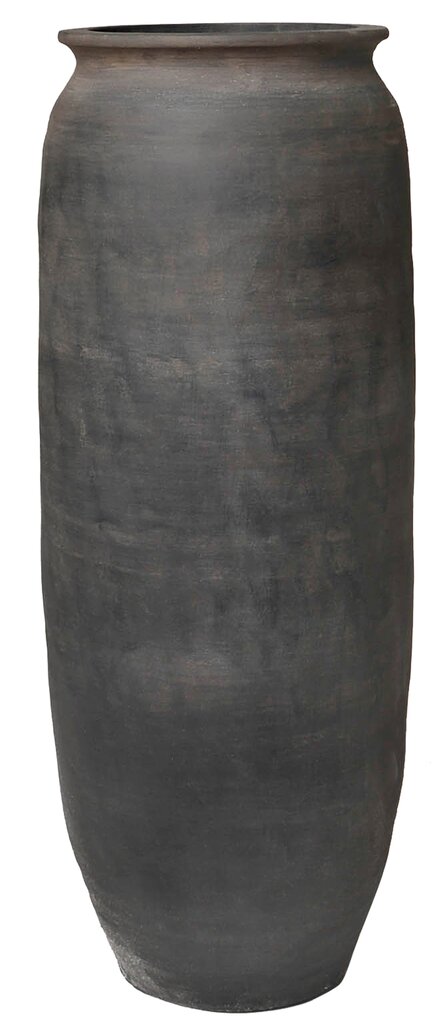 Vintage keramikkruka hög 62 cm grå