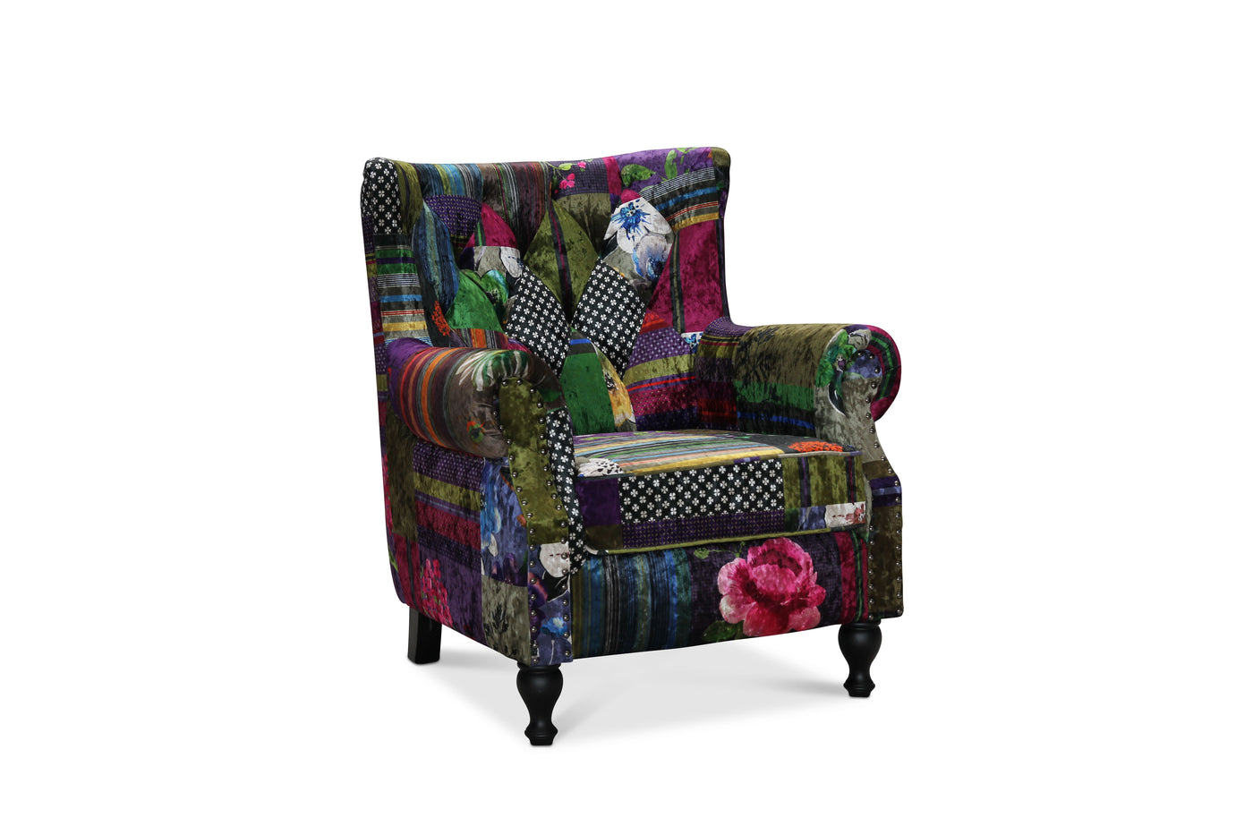 London fåtölj tyg Anna patch