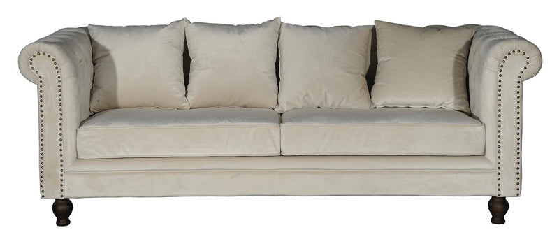 Velvet soffa