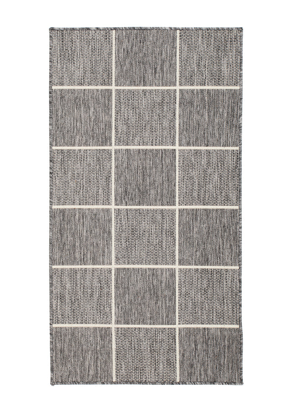 Madrid Square Grå/vit 80*150
