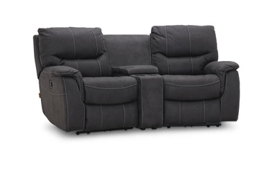 Colorado A-komb. 2-sits soffa med el-recliner grå