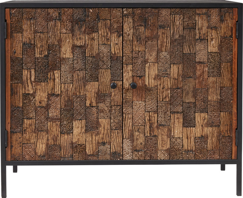 Puzzle sideboard brun/svart