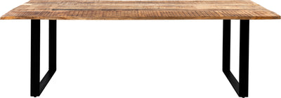 Seattle matbord trä/svart 220x90 cm