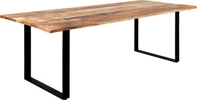 Seattle matbord trä/svart 220x90 cm