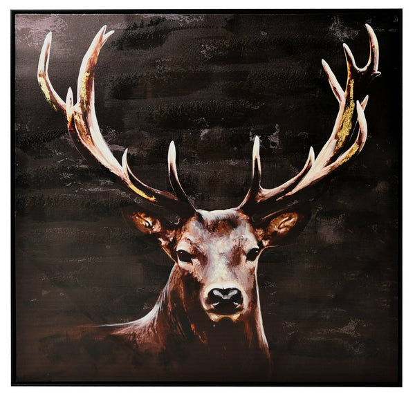 Tavla Hjortbild 100x100 cm