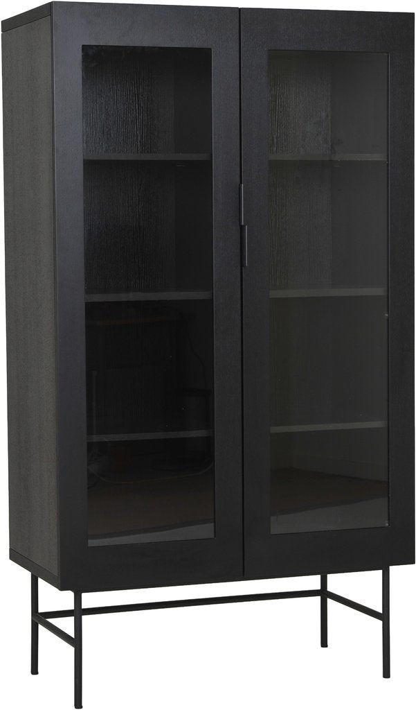 Parade vitrinskåp svart