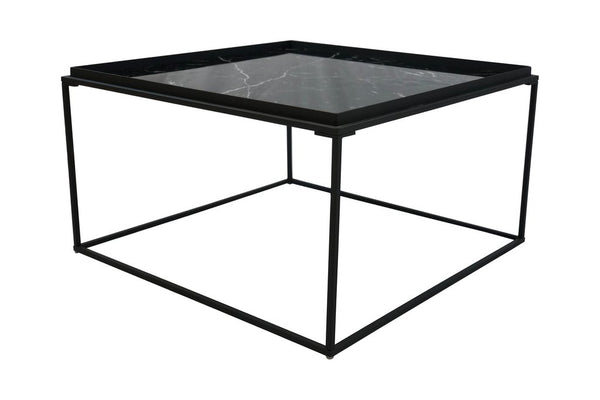 Grace soffbord svart 80x80 cm