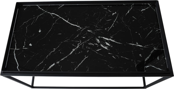 Grace soffbord svart 122x42 cm