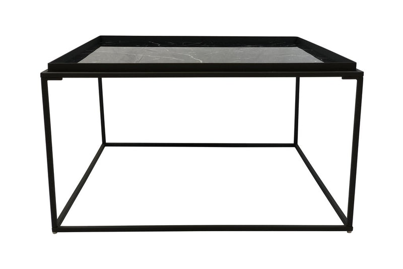 Grace soffbord svart 80x80 cm