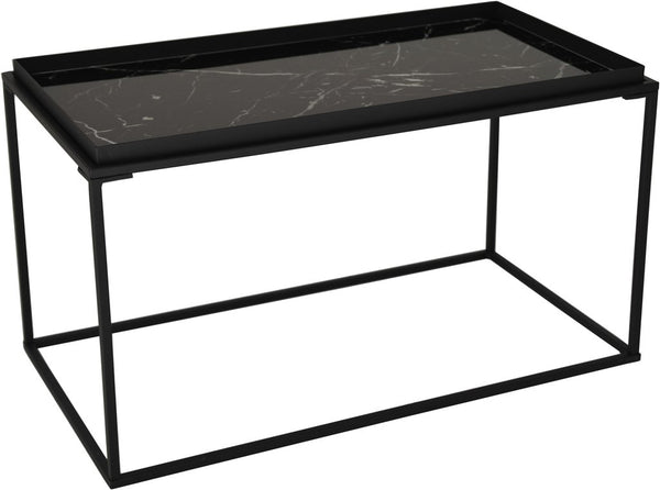 Grace soffbord svart 122x42 cm