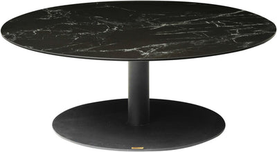 Levang soffbord svart keramik Ø100 cm