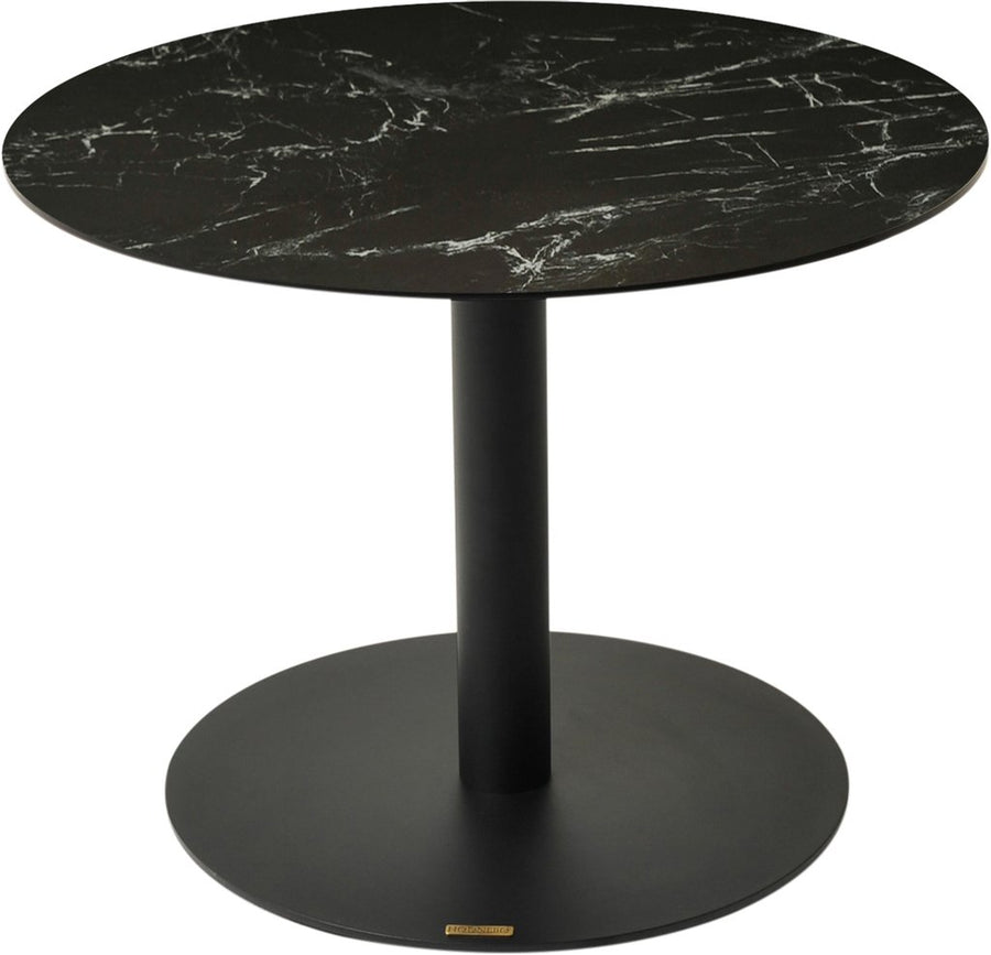 Levang sidobord svart keramik Ø60 cm