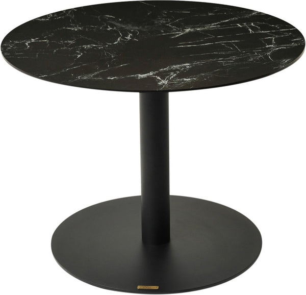 Levang sidobord svart keramik Ø60 cm