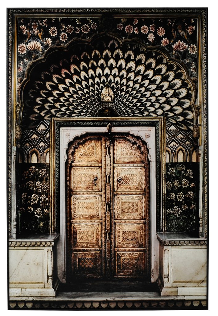 Tavla Gul dörr 120x80 cm