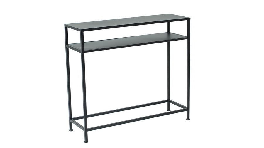 Main konsolbord svart plåt 100x32 cm