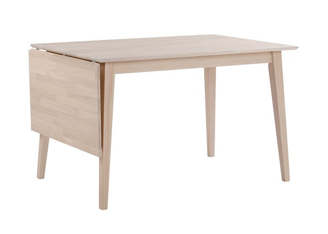 Filippa klaffbord 120+45 vitpigmenterad ek