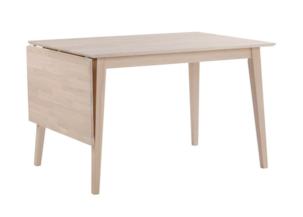 Filippa klaffbord 120+45 vitpigmenterad ek