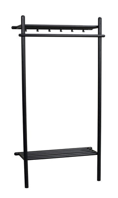 Milford klädställning 90x180 svart ek/svart met