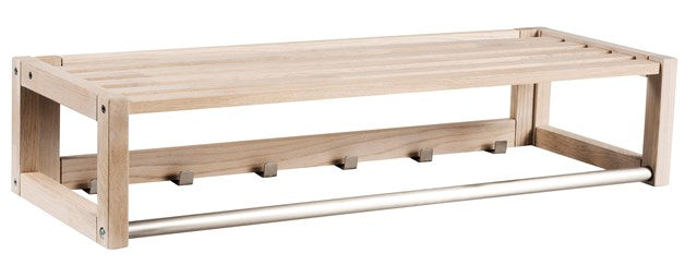 Confetti hatthylla 80 vitpigmenterad ek