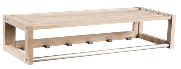 Confetti hatthylla 80 vitpigmenterad ek