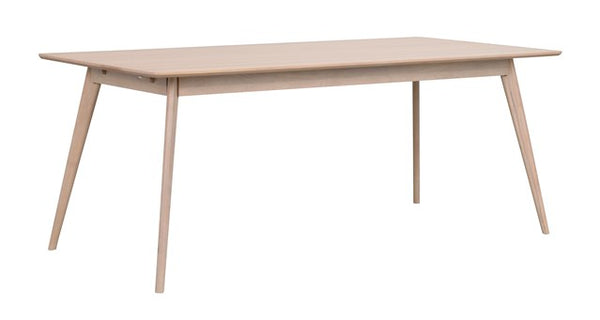 Yumi matbord rekt. 190x90 vitpigmenterad