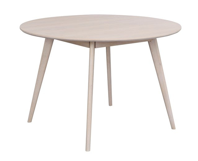 Yumi matbord runt 115 vitpigmenterad ek
