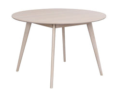 Yumi matbord runt 115 vitpigmenterad ek