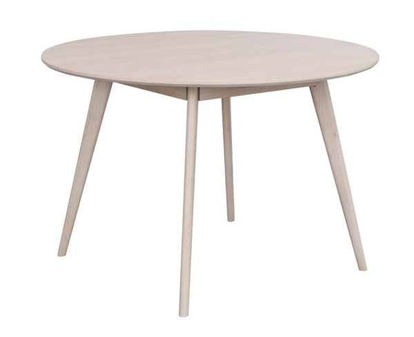 Yumi matbord runt 115 vitpigmenterad ek