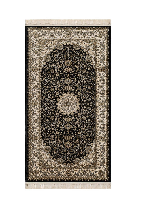 Teheran Medallion Svart 80*150