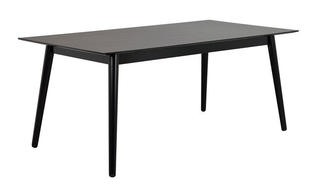 Lotta matbord 180x90 svart askfanér