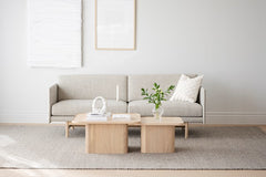 Sullivan soffbord 80x80 vitpigmenterad ek