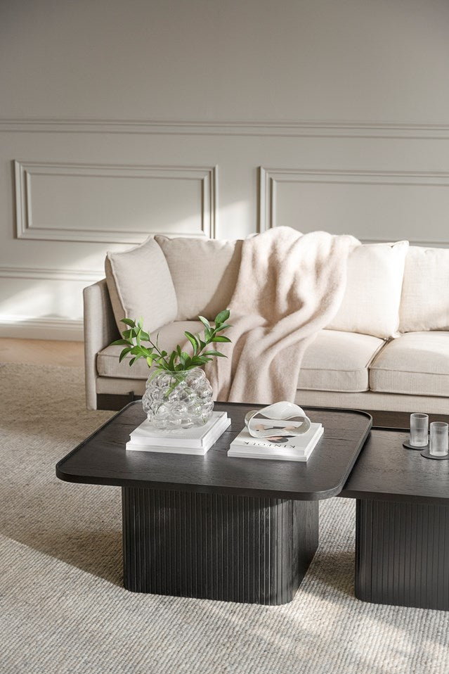 Sullivan soffbord 80x80 svart ek