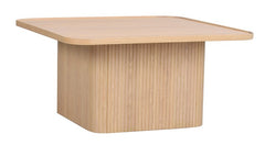 Sullivan soffbord 80x80 vitpigmenterad ek