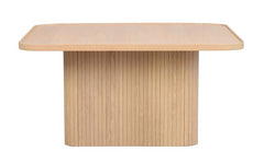 Sullivan soffbord 80x80 vitpigmenterad ek